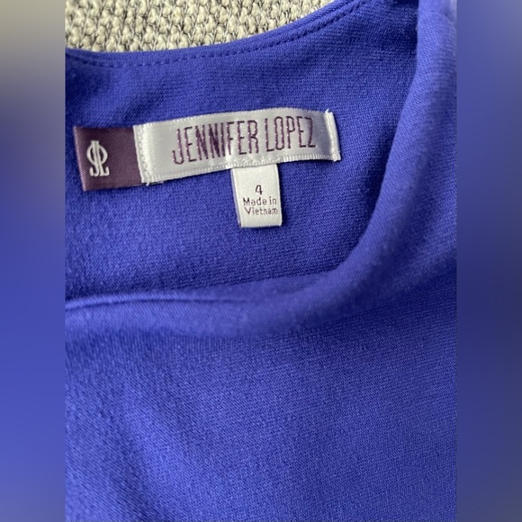 Jennifer Lopez Purple Mini Dress - Picture 2 of 9